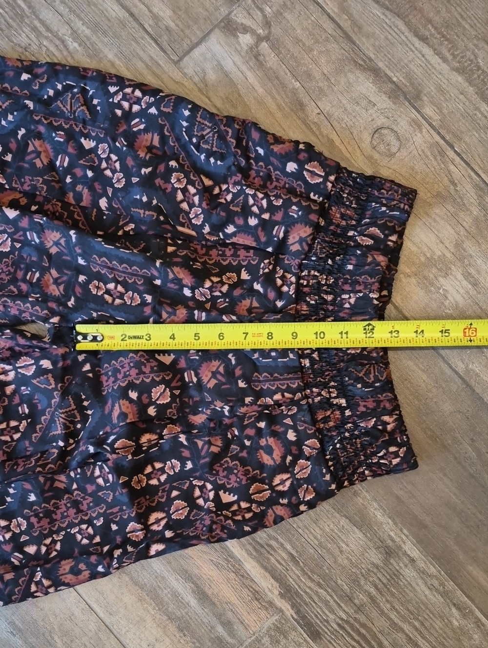 XXS-M Anthropologie Abstract Aztec Print Elastic Waist Harem Pants - Picture 9 of 14